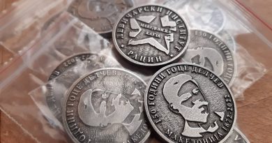 Зад јубилејната монета од 150 годишнината од раѓањето на македонскиот револуционер Гоце Делчев